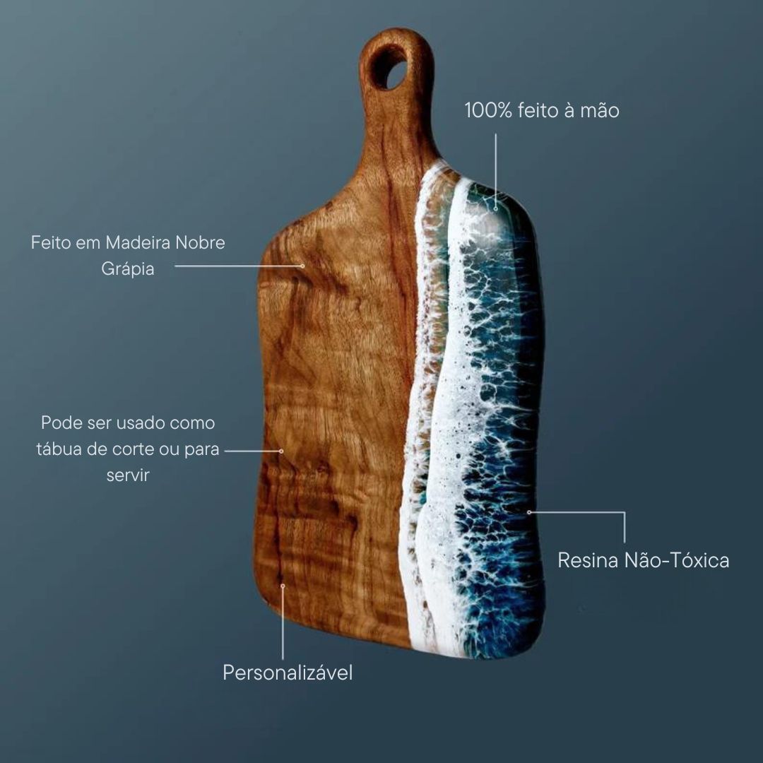 Tábua Premium de Petiscos Sand&Ocean®