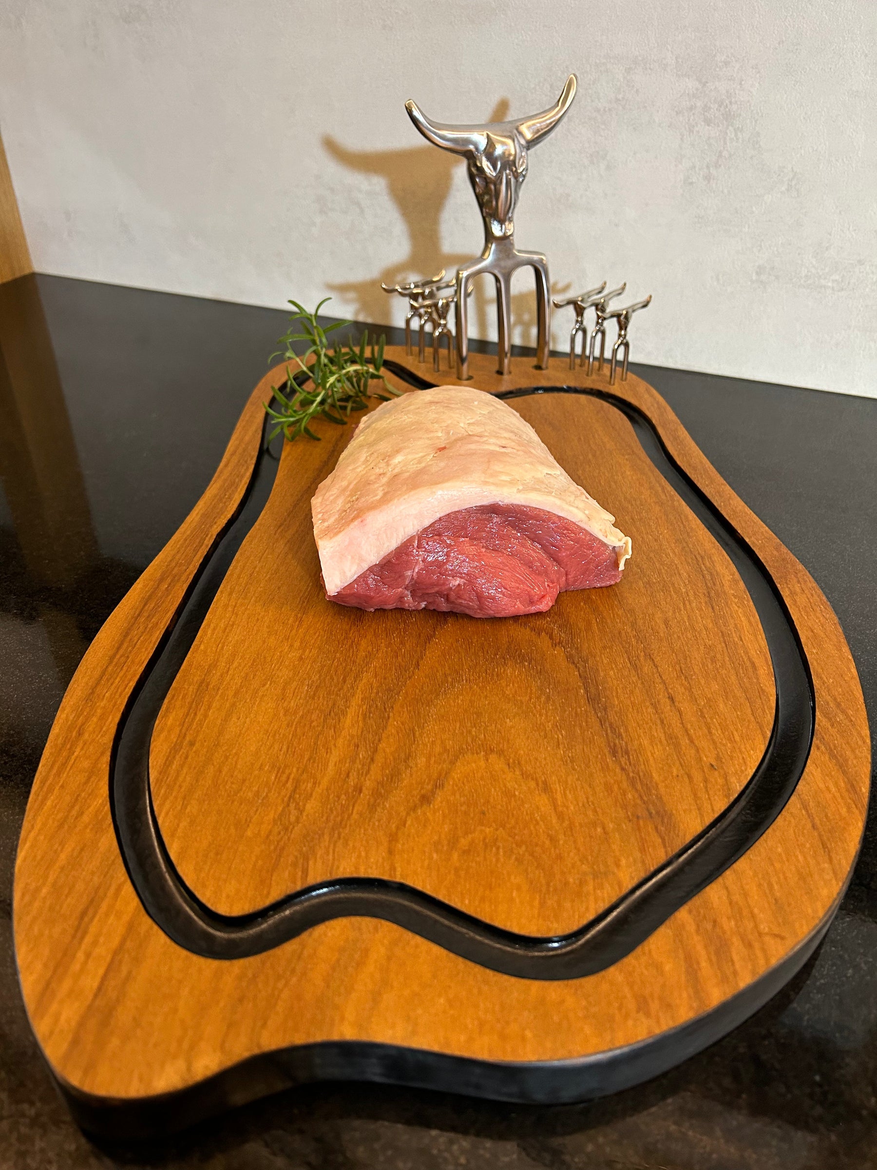 Tábua de Churrasco Super Premium com Garra + 6 Garfinhos