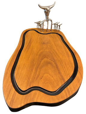 Tábua de Churrasco Super Premium com Garra + 6 Garfinhos