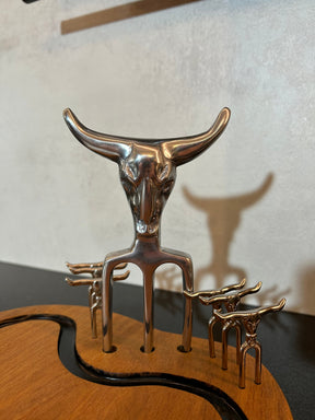 Tábua de Churrasco Super Premium com Garra + 6 Garfinhos