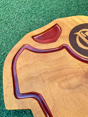 Tábua Premium de Time com Canaleta Resinada