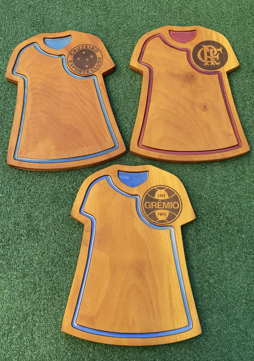 Tábua Premium de Time com Canaleta Resinada